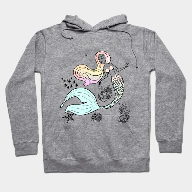 Inky Holo Mermaid Vol.2 Hoodie by Witchling Art